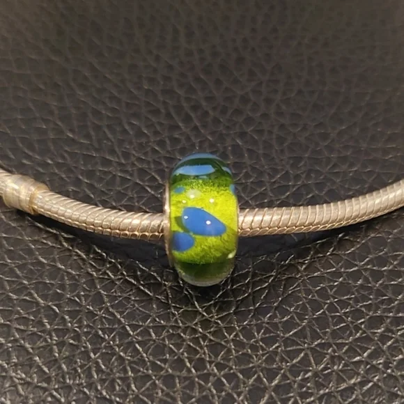 Chamilia Jewelry Chamilia Green Murano Glass Sterling Silver
